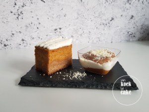pompoencrème met slagroom toetje
