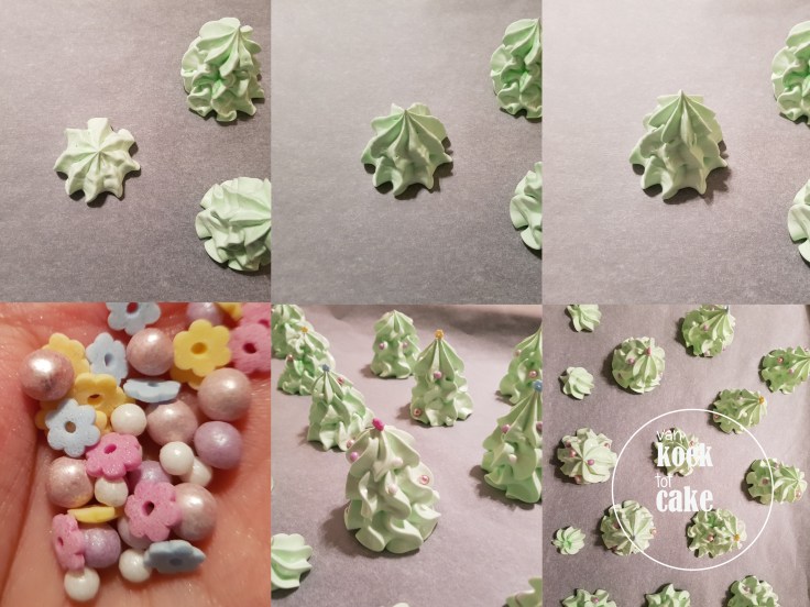 bereiding kerst kerstboom schuimpjes