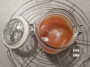 bereiding en recept gezouten karamel saus