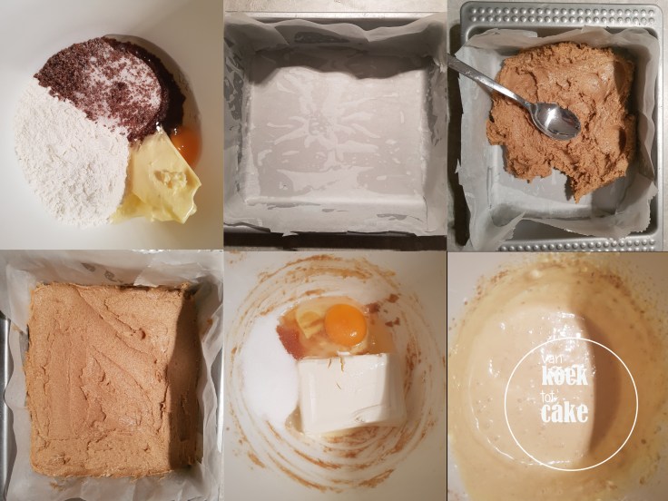 recept cheesecake bar chewy bodem van koek tot cake karamel witte chocolade