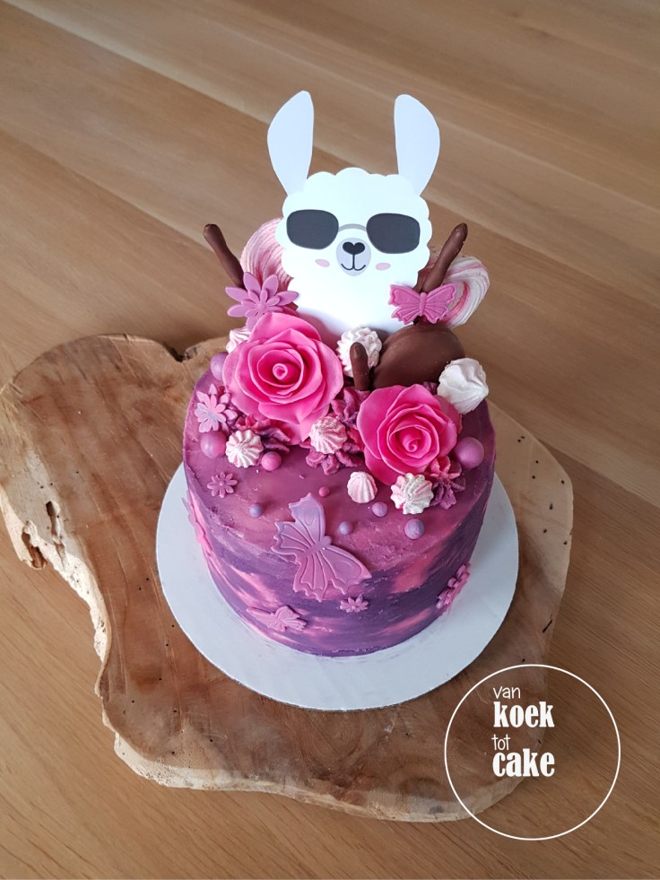 Alpaca Lama taart - van koek tot cake - Vlissingen Middelburg Oost-Souburg