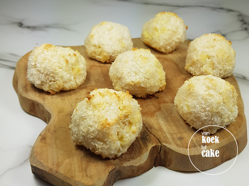 Recept kokosbollen (a la madame Cocos) met witte chocolade | van koek tot cake