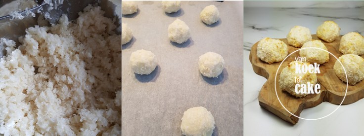Recept kokosbollen (a la madame Cocos) met witte chocolade | van koek tot cake