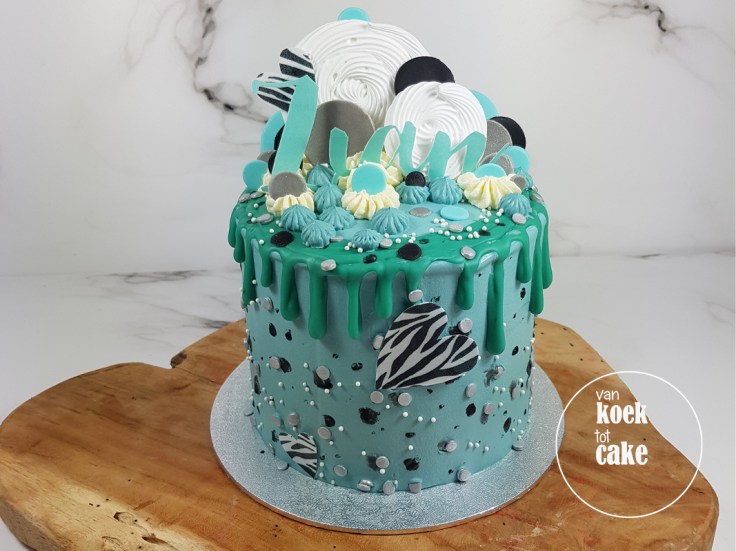Babyshower drip cake geboorte taart jongen | bestellen Vlissingen Middelburg Oost-Souburg