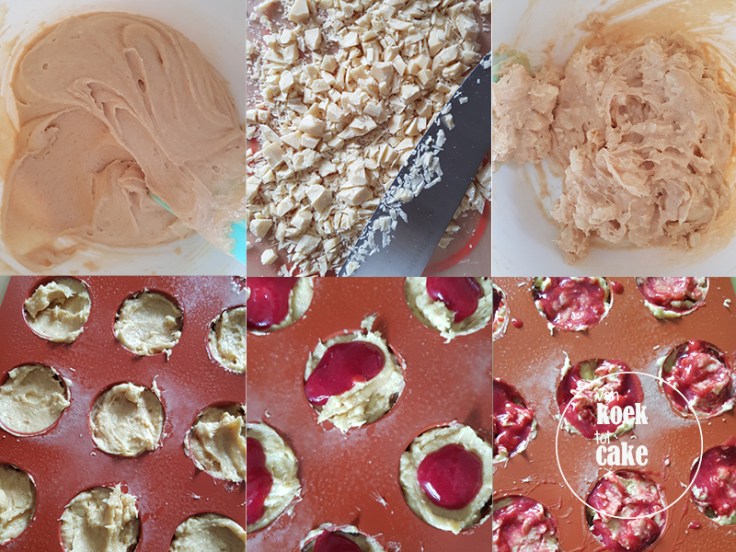 Recept mini blondies witte chocolade met aardbei - makkelijke recepten - van koek tot cake - middelburg vlissingen oost-souburg Zeeland