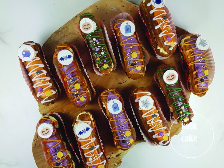 Halloween gebak, taart en eclairs | Zeeland, Walcheren, Middelburg Oost-Souburg Vlissingen | Bestellen van koek tot cake