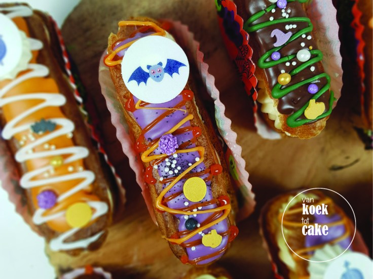 Halloween gebak, taart en eclairs | Zeeland, Walcheren, Middelburg Oost-Souburg Vlissingen | Bestellen van koek tot cake