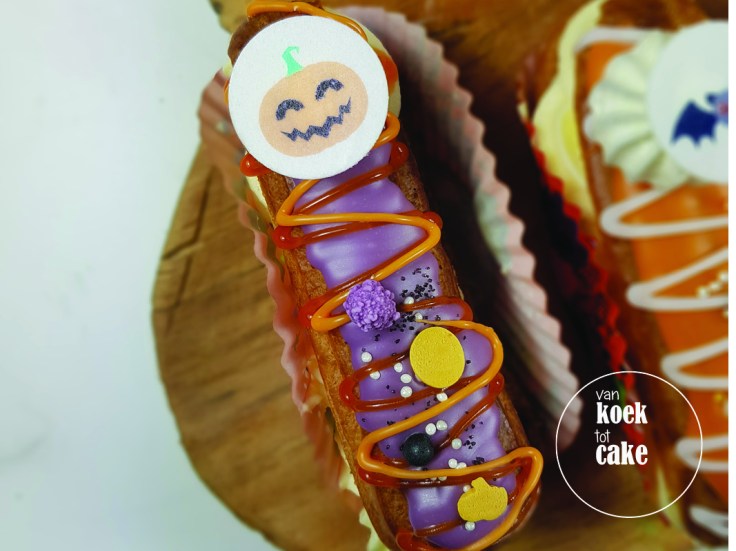 Halloween gebak, taart en eclairs | Zeeland, Walcheren, Middelburg Oost-Souburg Vlissingen | Bestellen van koek tot cake