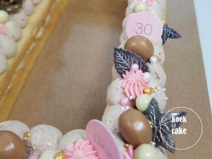 Cijfertaart 30 verjaardag - bestellen Vlissingen Middelburg Oost-souburg