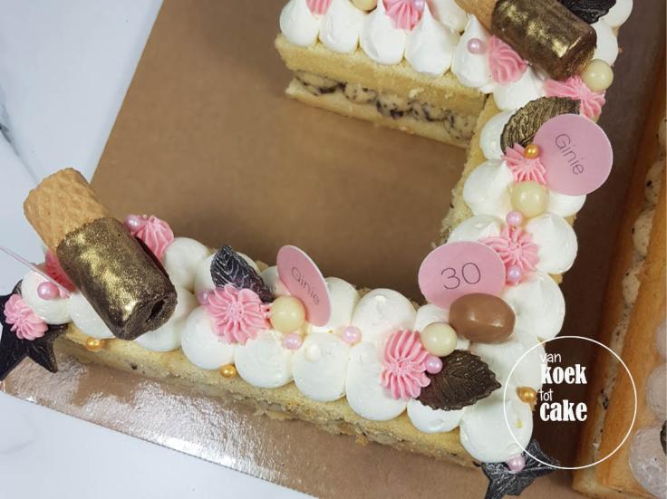 Cijfertaart 30 verjaardag - bestellen Vlissingen Middelburg Oost-souburg